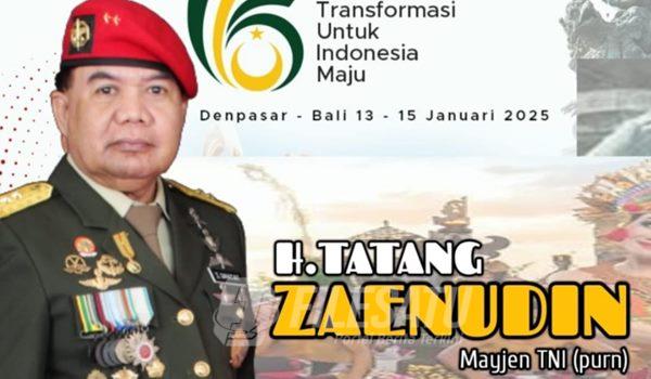 Mayjen TNI Purn Tatang Zaenudin Calon Kuat Jadi Ketum Partai PBB