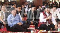 Menteri Sosial (Mensos) Saifullah Yusuf bersama Wakil Menteri Sosial (Wamensos) Agus Jabo Priyono saat berkunjung ke Sidoarjo