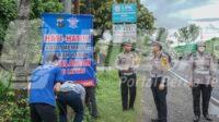 Sat Lantas Polres Jember Supervisi Jalur Black Spot