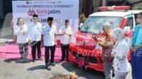 Penyerahan CRS Bank Jatim 1 unit Ambulance untuk RSUD Ngudi Waluyo Wlingi