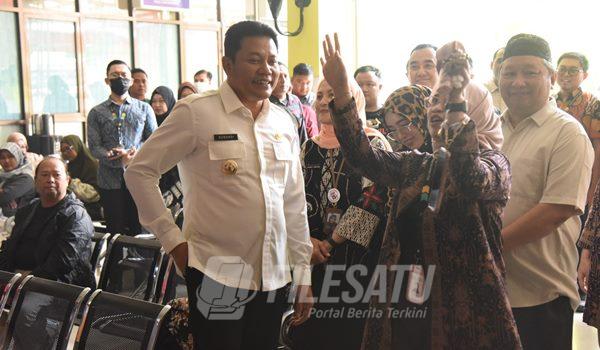 Bupati Sidoarjo saat sidak ke RS Anwar Medika Balongbendo