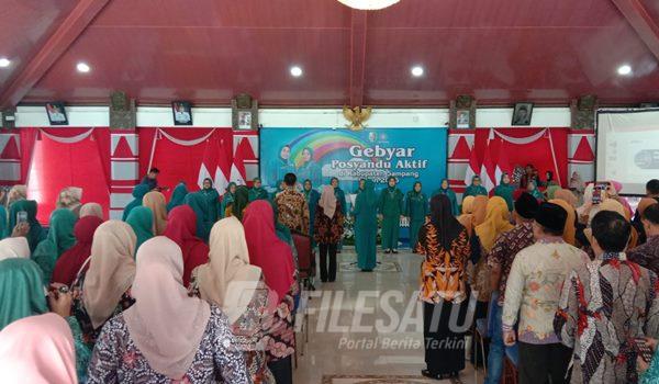 Gelaran gebyar Posyandu aktif dan Pelantikan TPP PKK Kecamatan