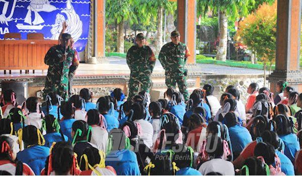 Kodim1617 Jembrana memberikan atensi khusus pada kegiatan MPLS