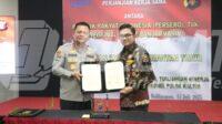Polda Kalimantan Timur dan PT Bank Rakyat Indonesia (Persero) Tbk Regional Office Banjarmasin jalin kerjasama Polda Kalimantan Timur dan PT Bank Rakyat Indonesia (Persero) Tbk Regional Office Banjarmasin jalin kerjasama