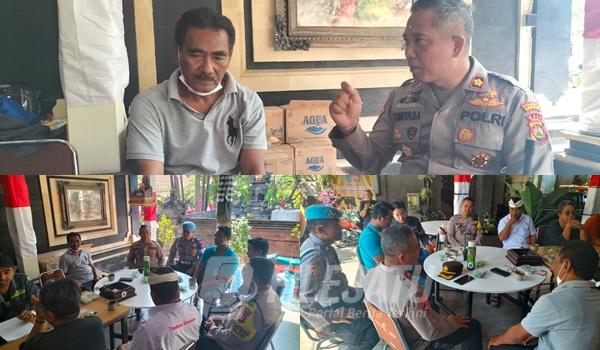 Polsek Denpasar Timur Koordinasi dengan Perbekel Sumerta Kelod