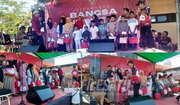 Semarak Karnaval dan Santunan Yatim RW 04 Sidokepung Rayakan HUT Ke-80 RI