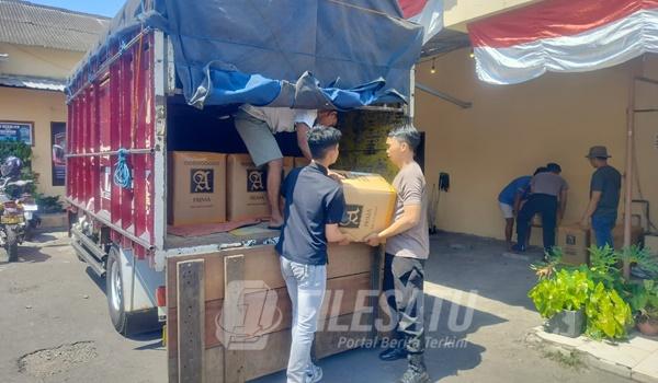 Truk pengangkut Miras berhasil diamankan alap alap Samapta Polres Jember