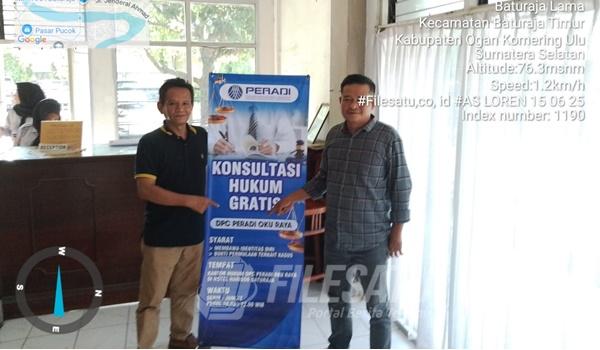 DPC Peradi OKU Raya berikan pelayan hukum gratis bagi masyarakat Oku