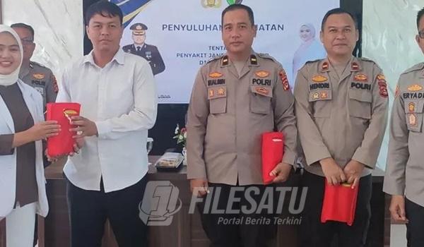 Polres OKU Gelar Penyuluhan Kesehatan Tentang Penyakit Jantung Koroner