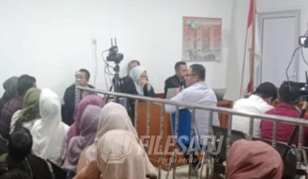 Suasana Sidang di Pengadilan Tipikor Palembang