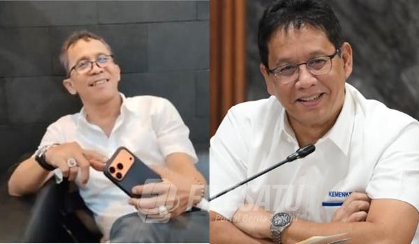 Askun (kiri) dan Menteri Purbaya (kanan) yang pernyataannya dikritik KPP Karawang