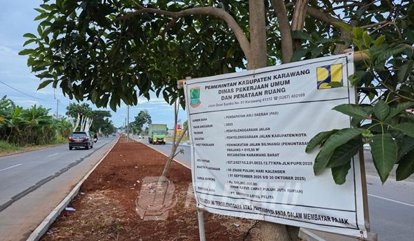 Kegiatan Proyek Pemasangan Kanstin Dijalan Siliwangi