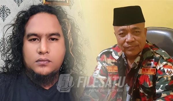 Ketua LMP Mada Jabar H. Awandi Siroj Suwandi dan Ketua Dewan Pimpinan Daerah (DPD) Paguyuban Sundawani Karawang, H. Ranzes Iman Sudirman