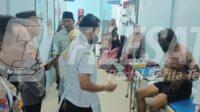 Pria yang diduga dirang bgal sadis saat mendapat pertolongan di rumah sakit