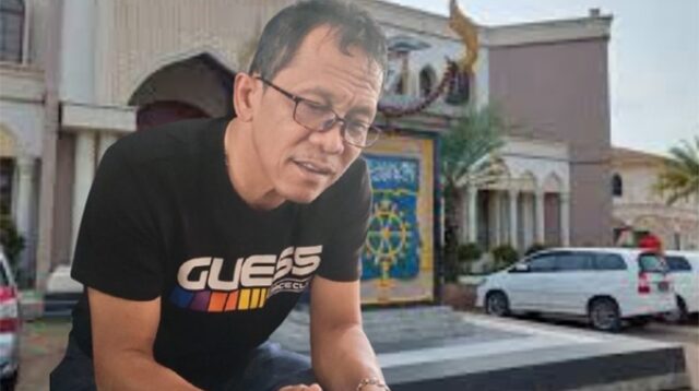 Dewan Penasehat DKM Masjid Agung dari kubu H. Zeni Zaelani, Asep Agustian