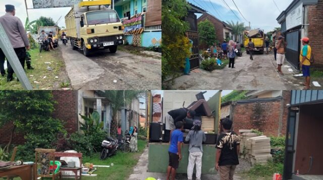 Hari Kedua Eksekusi Jumputrejo Warga Angkat Kaki