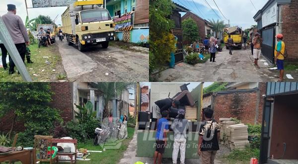 Hari Kedua Eksekusi Jumputrejo Warga Angkat Kaki