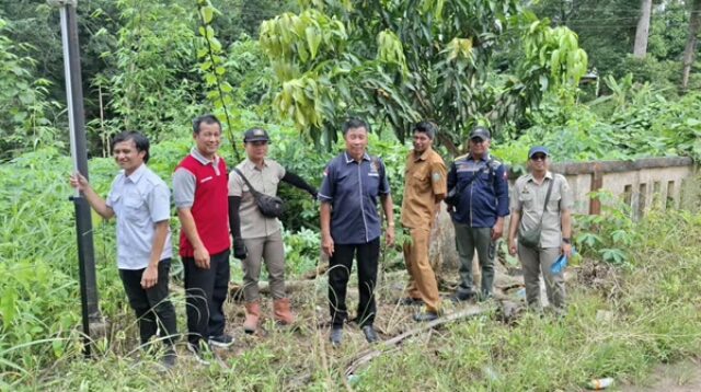 Kegiatan Panitia “A” Aset di Kebun Pembibitan Pertanian Desa Bandar Jaya