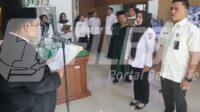Pelantikan Panitia Ajudikasi PTSL 2025 Kantor Pertanahan Kabupaten Ogan Komering Ulu