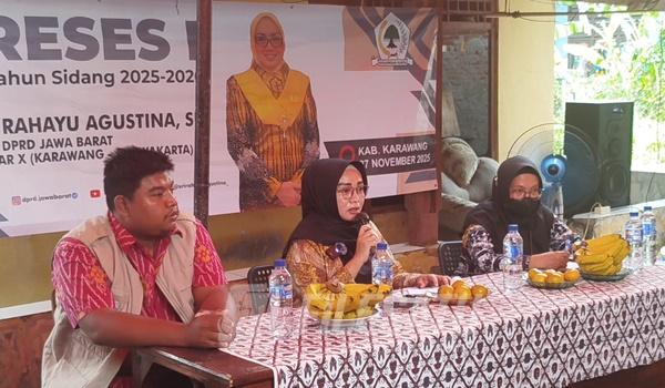 Reses I Anggota DPRD Jawa Barat Hj. Sri Rahayu Agustina, SH di Batujaya