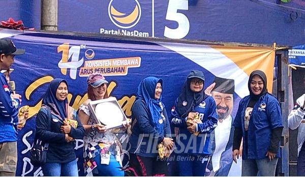 Warga Jember Semarakkan HUT ke-14 NasDem