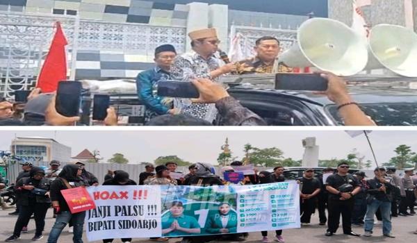 AKSI  besar Aliansi Rakyat Sidoarjo Anti Korupsi (ARSAK)