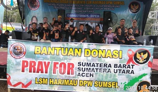 Bupati OKU Timur Hadiri Grasstrack Open LSM Harimau Championship