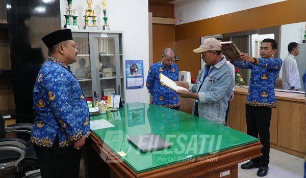 kegiatan Sumpah Permohonan Sertipikat Pengganti Karena Hilang bagi pemohon atas nama Bapak Riyanto