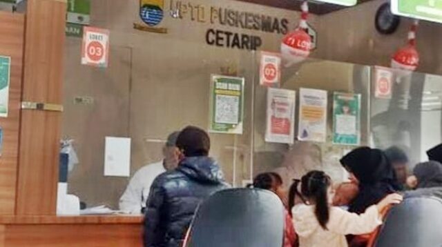 Loket Pendaftaran Puskesmas Cetarip Bandung