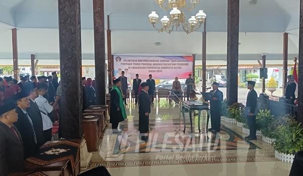 Pelantikan dan Pengambilan sumpah Jabatan