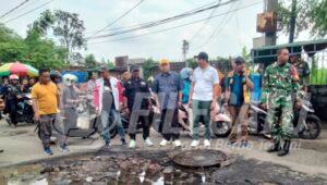 Bupati Sidoarjo H. Subandi, SH., M.Kn turun langsung melakukan inspeksi mendadak (sidak)