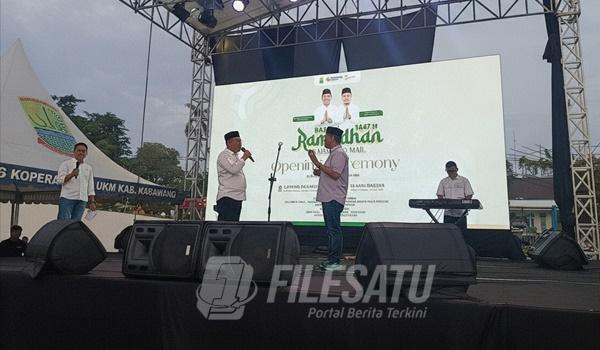 Pembukaan Bazar Ramadan UMKM Karawang