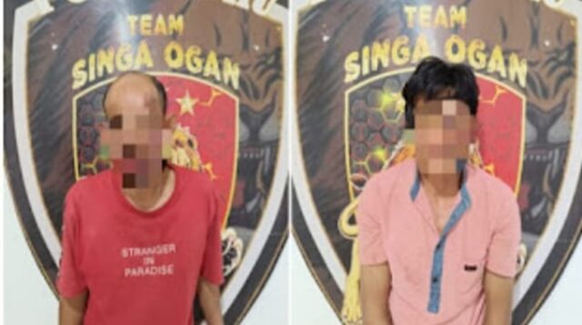 Tersangka yang diamankan Polres OKU