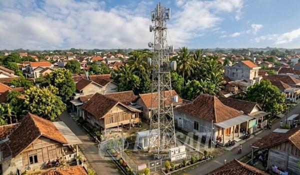 Base Transceiver Station (BTS) di Desa Pagerwojo, Kecamatan Buduran, Kabupaten Sidoarjo,