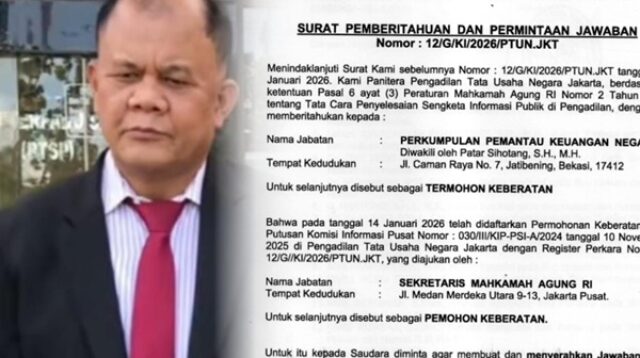 MA Gugat PKN ke PTUN Jakarta