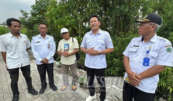 Bupati Sidoarjo, H. Subandi, sidak di Desa Mojorangagung, Kecamatan Wonoayu