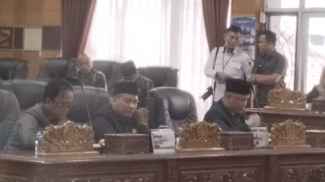 Rapat paripurna DPRD Kabupaten Ogan Komering Ulu (OKU)