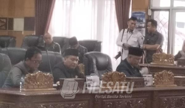 Rapat paripurna DPRD Kabupaten Ogan Komering Ulu (OKU)