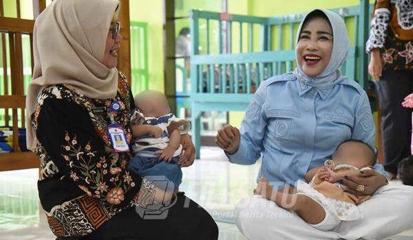 Wabup Sidoarjo Kunjungi Puluhan Balita di UPT PPSAB