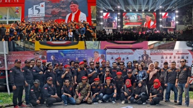 DPD GRIB JAYA Jatim Hadiri Puncak HUT Ke-15 di Senayan