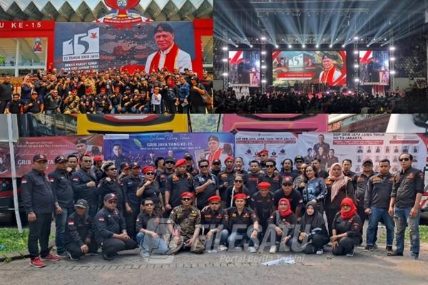 DPD GRIB JAYA Jatim Hadiri Puncak HUT Ke-15 di Senayan