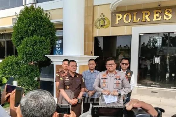 Konferensi Pers penangkapan Tahanan Narkoba yang kabur