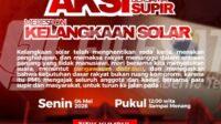 PMII dan Komunitas Sopir Gelar Aksi di Balikpapan