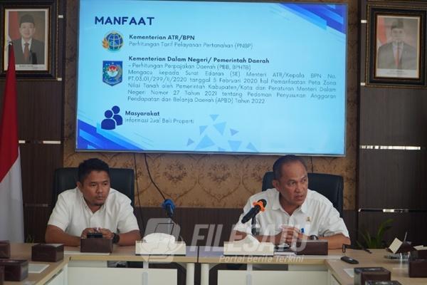Sosialisasi persiapan pembaharuan Peta Zona Nilai Tanah (ZNT) di Kabupaten Ogan Komering Ilir (OKI)