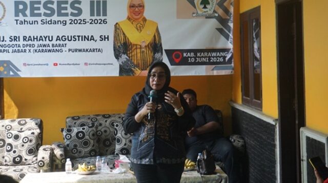 Anggota DPRD Jawa Barat Sri Rahayu Agustina saat melaksanakan reses di Kutanagara