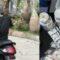 Ket Foto: Pemuda sedang berada didepan rumah warga.