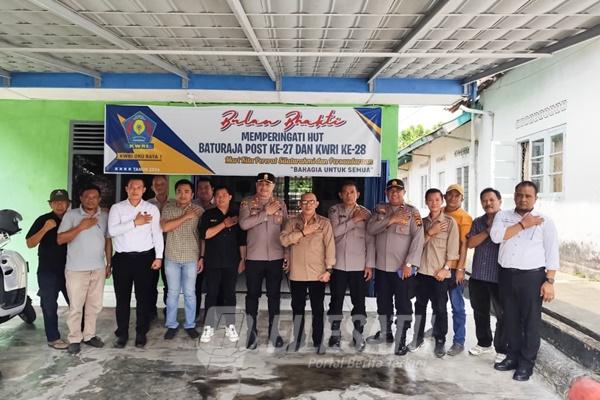 AKBP Helmy Tamaela, S.I.K., M.I.K., melakukan kunjungan silaturahmi ke Kantor Baturaja Pos-KWRI OKU