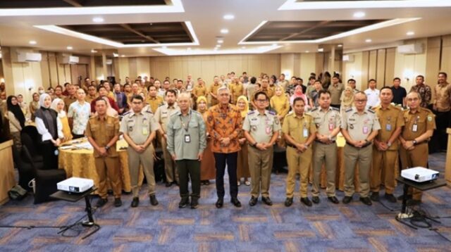 Kepala Kantor Pertanahan OKI Ikuti Rakor dan Verifikasi Data LP2B