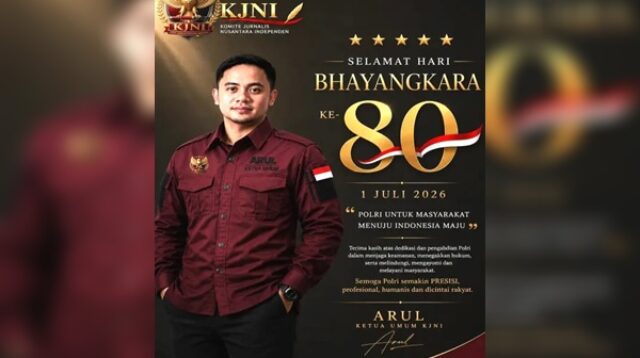 Ketua Umum Komite Jurnalis Nusantara Independen (KJNI), Arul