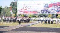 Meski Tak Kumandangkan Lagu Indonesia Raya Upacara HUT Bhayangkara Polres Lumajang Berlangsung